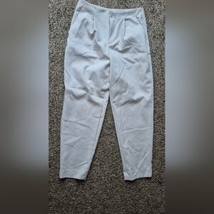 a new day White Tapered Pleated Women's Pants